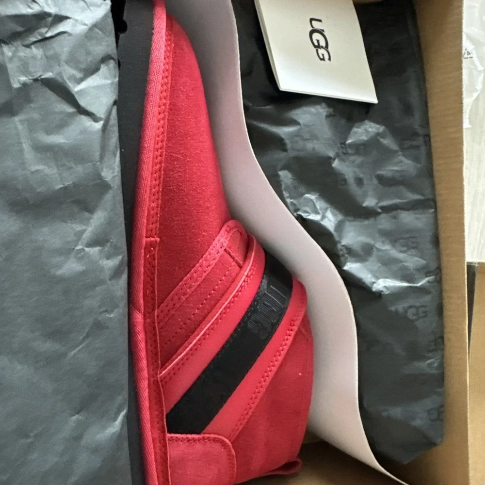 UGG Neumel Snapback Men's 118570-SBR‎ samba RED color Boots Size 11